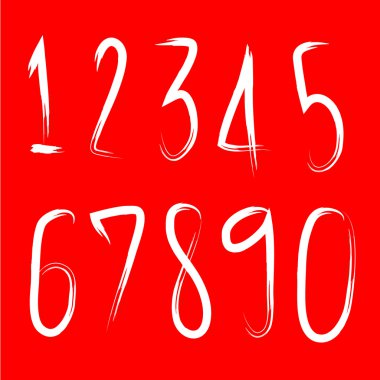 Ayarla, numaraları vektör Eps10, herhangi bir kullanım için büyük.