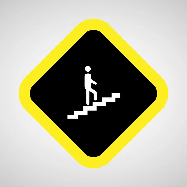 Hombre en las escaleras subiendo Vector EPS10, ideal para cualquier uso . — Vector de stock
