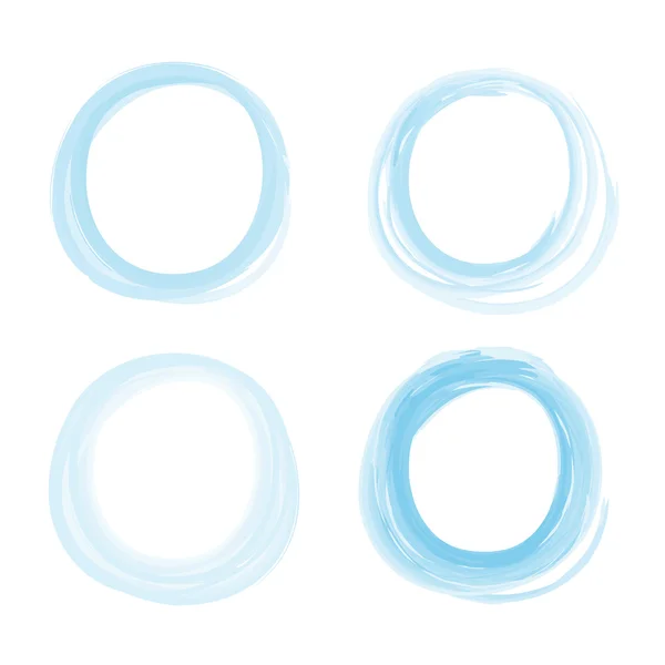 Blauwe ronde Frame Vector Eps10, ideaal voor elk gebruik. — Stockvector