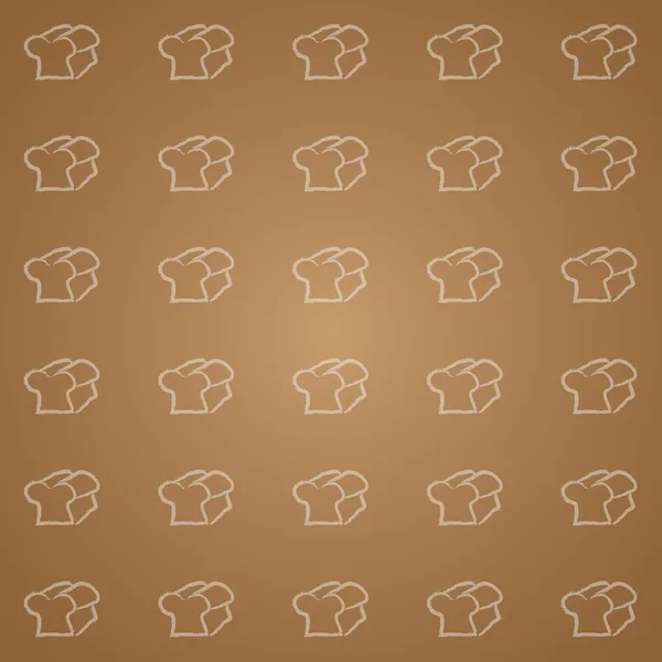 Brown Comic Bread Background Vector EPS10, Great for any use. — Stock Vector