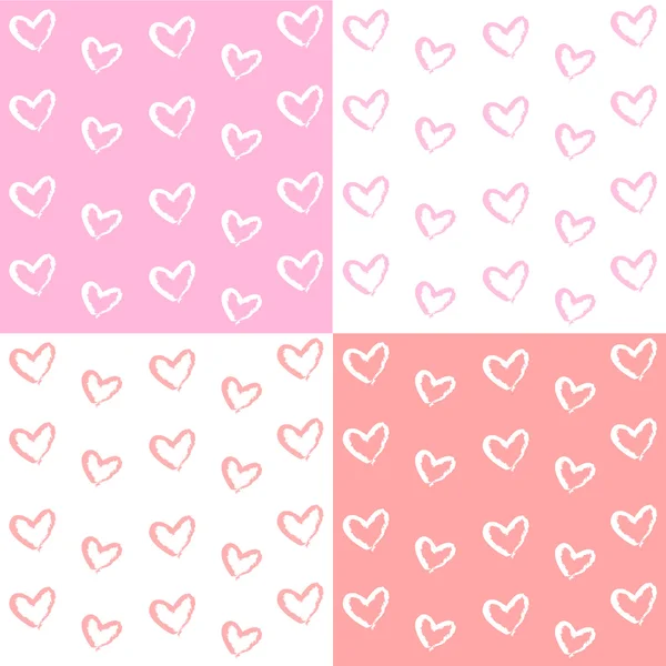 Pastel pattern with heart Vector EPS10, Great for any use. — Stock Vector