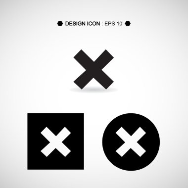 Onay işareti simgesini 1 vektör Eps10, büyük herhangi bir kullanım için yanlış