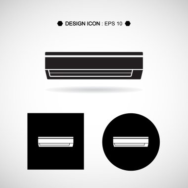 Klima simgesi 7 vektör Eps10, büyük herhangi bir kullanım için.