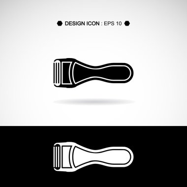 Ustura simgesi 3 vektör Eps10, büyük herhangi bir kullanım için tıraş.