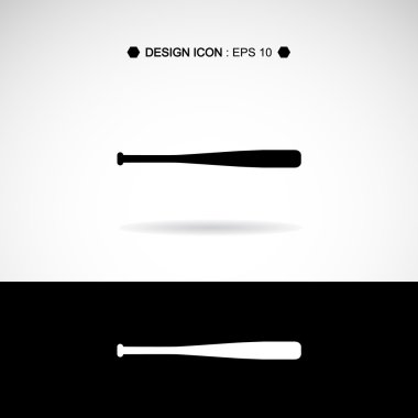 Beyzbol sopası 4 vektör Eps10, büyük herhangi bir kullanım için.