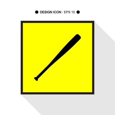 Beyzbol sopaları 3 vektör Eps10, büyük herhangi bir kullanım için.