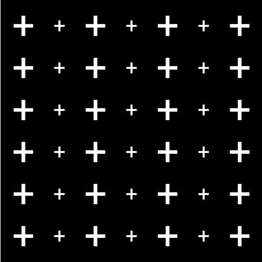 Siyah arka plan ile sorunsuz rasgele karanlık haçlar herhangi bir kullanım için harika. Vektör Eps10.