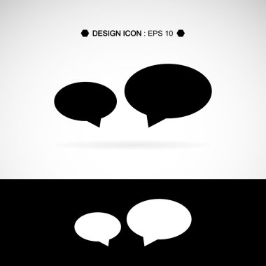 Konuşma balonları 8 vektör Eps10, büyük herhangi bir kullanım için.