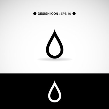 1 vektör Eps10, bırakın büyük herhangi bir kullanım için su.