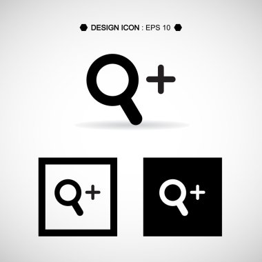 Yakınlaştır simgesini 2 herhangi bir kullanım için harika. Vektör Eps10.