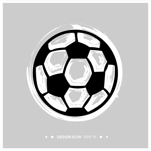 Icona calcio 4 grande per qualsiasi uso. Vettore EPS10 . — Vettoriale Stock