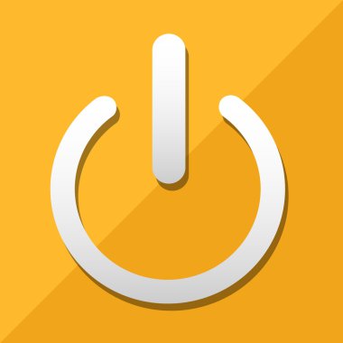 Güç açma ve kapatma simgesi herhangi bir kullanım için vektör Eps10 büyük.