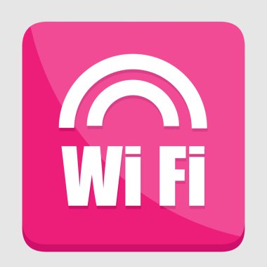 WiFi simgesi herhangi bir kullanım için harika. Vektör Eps10.