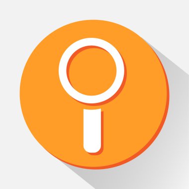 Arama simgesi herhangi bir kullanım için harika. Vektör Eps10.