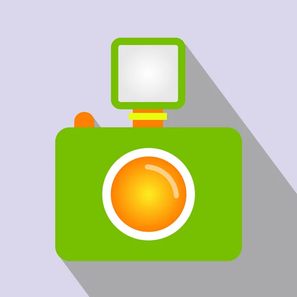 Ícone da câmera grande para qualquer uso. Vetor EPS10 . — Vetor de Stock