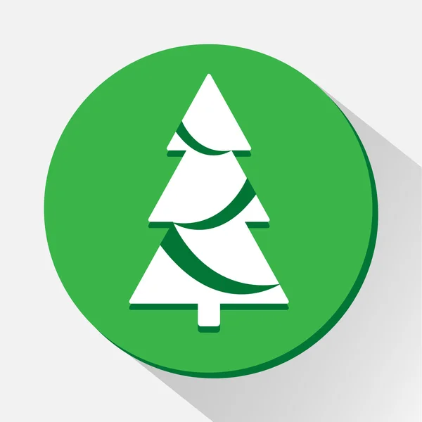 Иконка рождественского дерева отлично подходит для любого использования. Вектор S10 . — стоковый вектор
