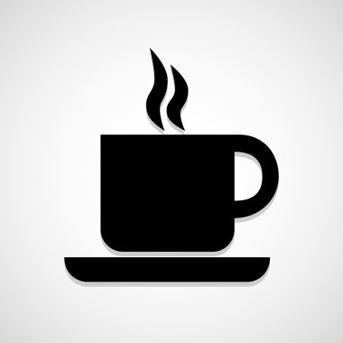 Kahve ikonu her işe yarar. Vektör EPS10.