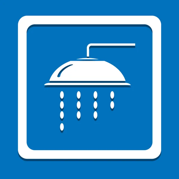 Pictograma capului de duș mare pentru orice utilizare. Vector EPS10 . — Vector de stoc