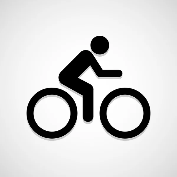 Une icône de vélo homme idéal pour tout usage. Vecteur EPS10 . — Image vectorielle