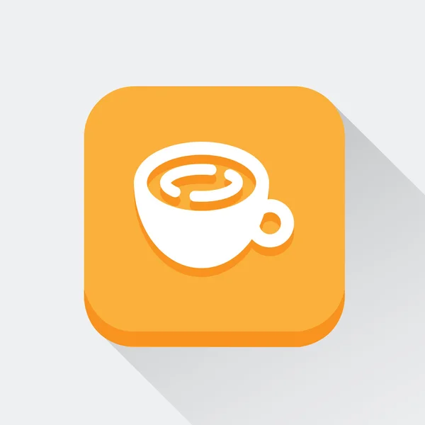 Icono de taza de café ideal para cualquier uso. Vector EPS10 . — Vector de stock