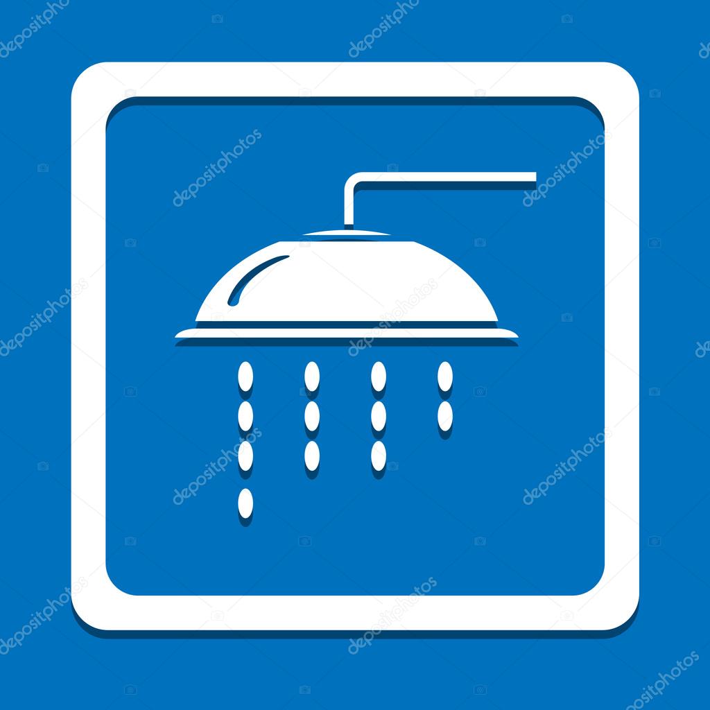 Shower head icon great for any use. Vector EPS10.
