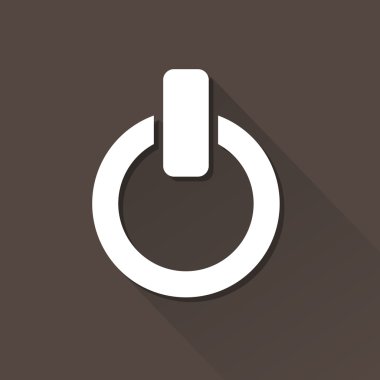 Güç düğmesi simgesi herhangi bir kullanım için harika. Vektör Eps10.