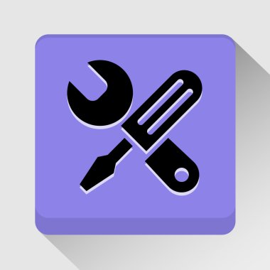 Araçlar simgesi herhangi bir kullanım için harika. Vektör Eps10.