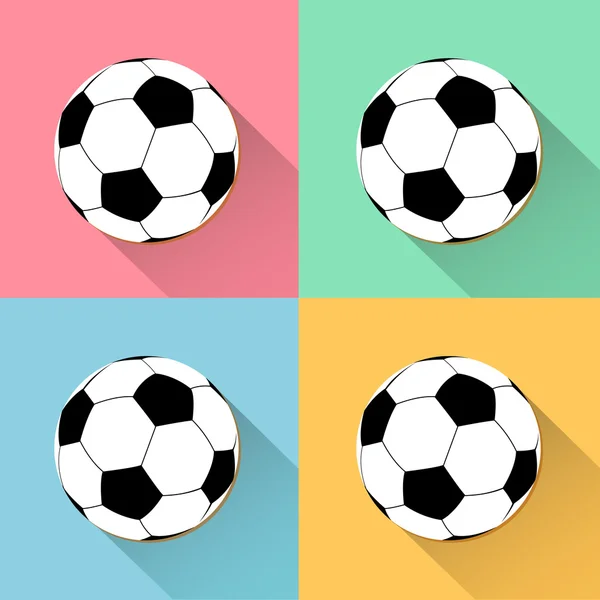 Los iconos de fútbol son ideales para cualquier uso. Vector EPS10 . — Vector de stock