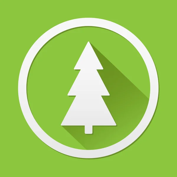 Pine ikonen stor för någon användning. Vector Eps10. — Stock vektor