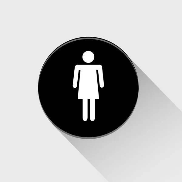 Man Toilet icon great for any use. Vector EPS10. — Stock Vector