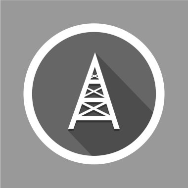 Anten simgesi herhangi bir kullanım için harika. Vektör Eps10.