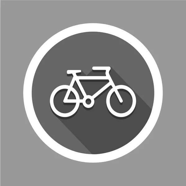 Cykel-ikonen stor för någon användning. Vector Eps10. — Stock vektor