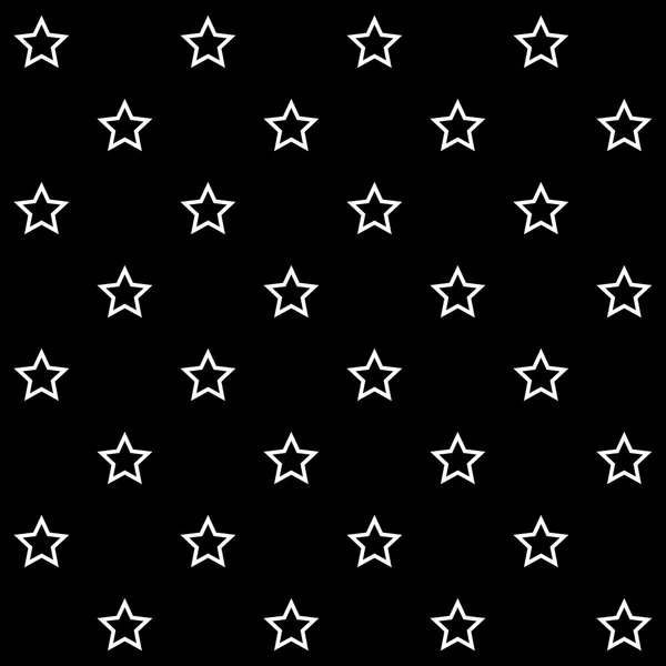 Witte ster op donkere hemelachtergrond. Vector Eps10. — Stockvector