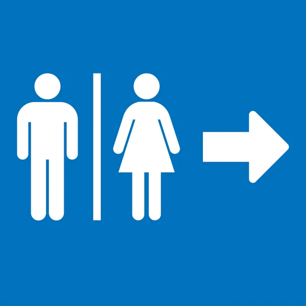 Toaleta ikona świetnie nadaje się do każdego zastosowania. Wektor EPS10. — Wektor stockowy
