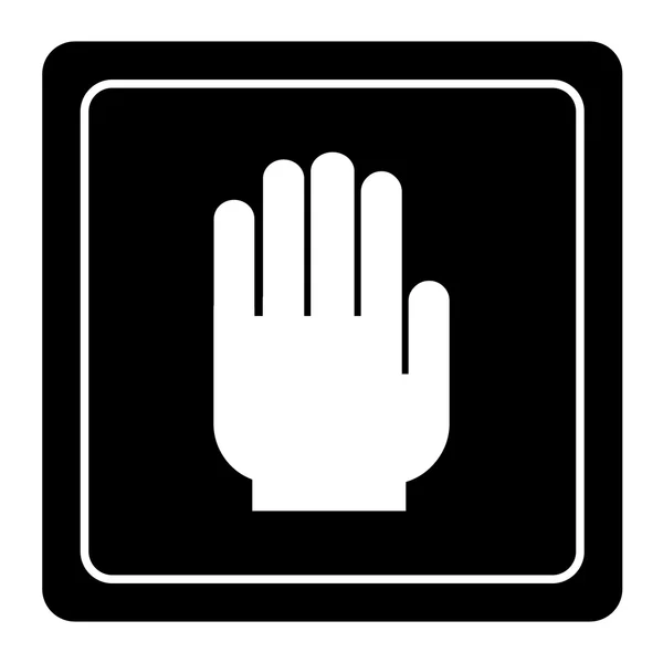 Ikona ruky pro jakékoliv použití. Vektorové Eps10. — Stockový vektor