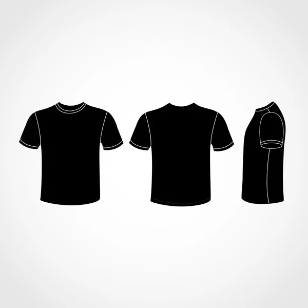 Icono de camisa negra ideal para cualquier uso. Vector EPS10 . — Archivo Imágenes Vectoriales