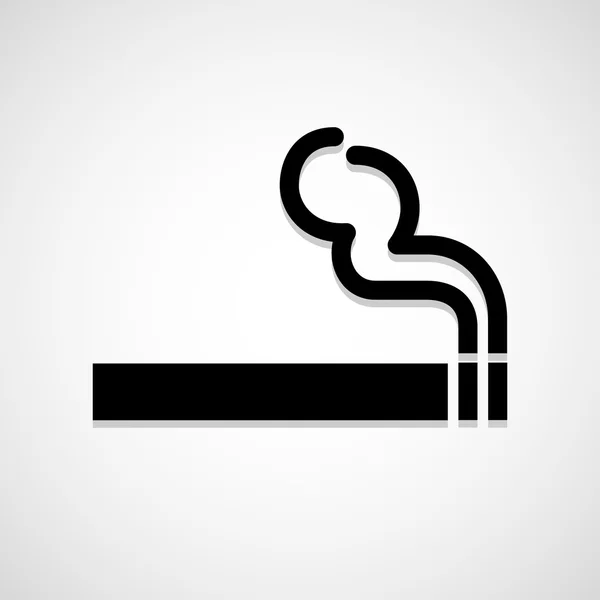 Icono de humo ideal para cualquier uso. Vector EPS10 . — Vector de stock