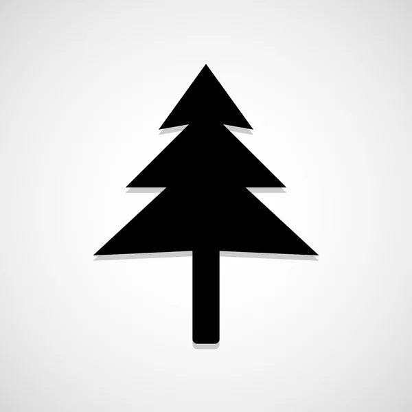 Pine ikonen stor för någon användning. Vector Eps10. — Stock vektor