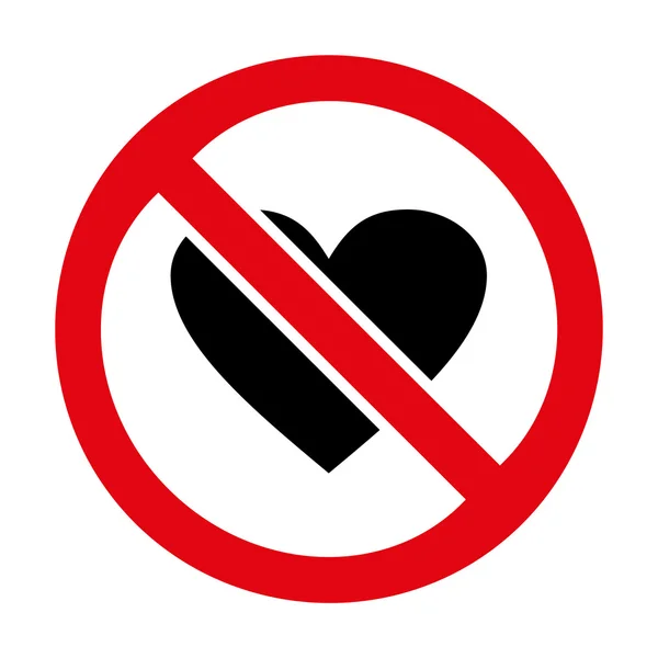 No love icon great for any use. Vector EPS10. — Stock Vector