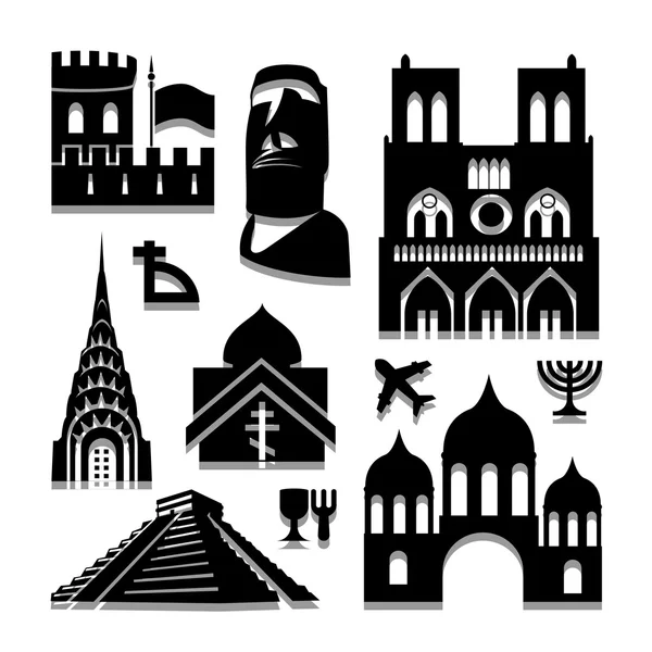 Landmark travel icon great for any use. Vector EPS10. — Stock Vector