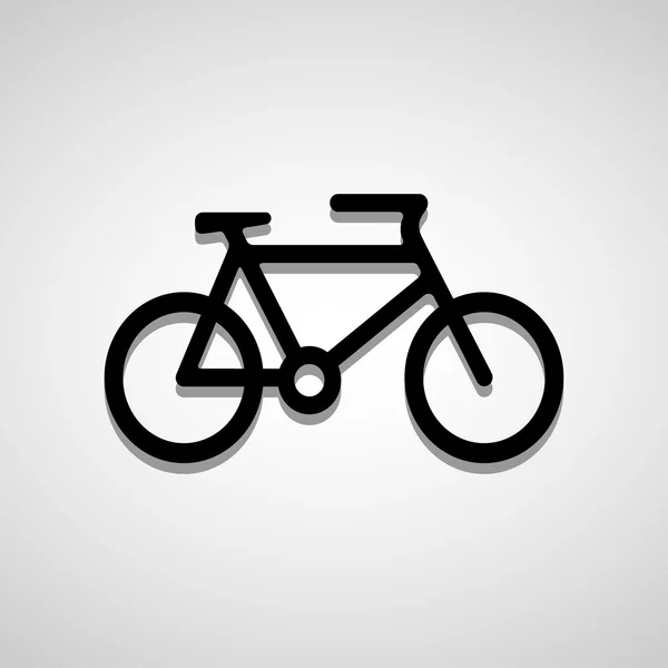Cykel-ikonen stor för någon användning. Vector Eps10. — Stock vektor