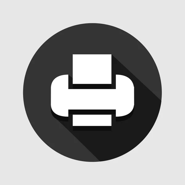 Print icon great for any use. Вектор S10 . — стоковый вектор