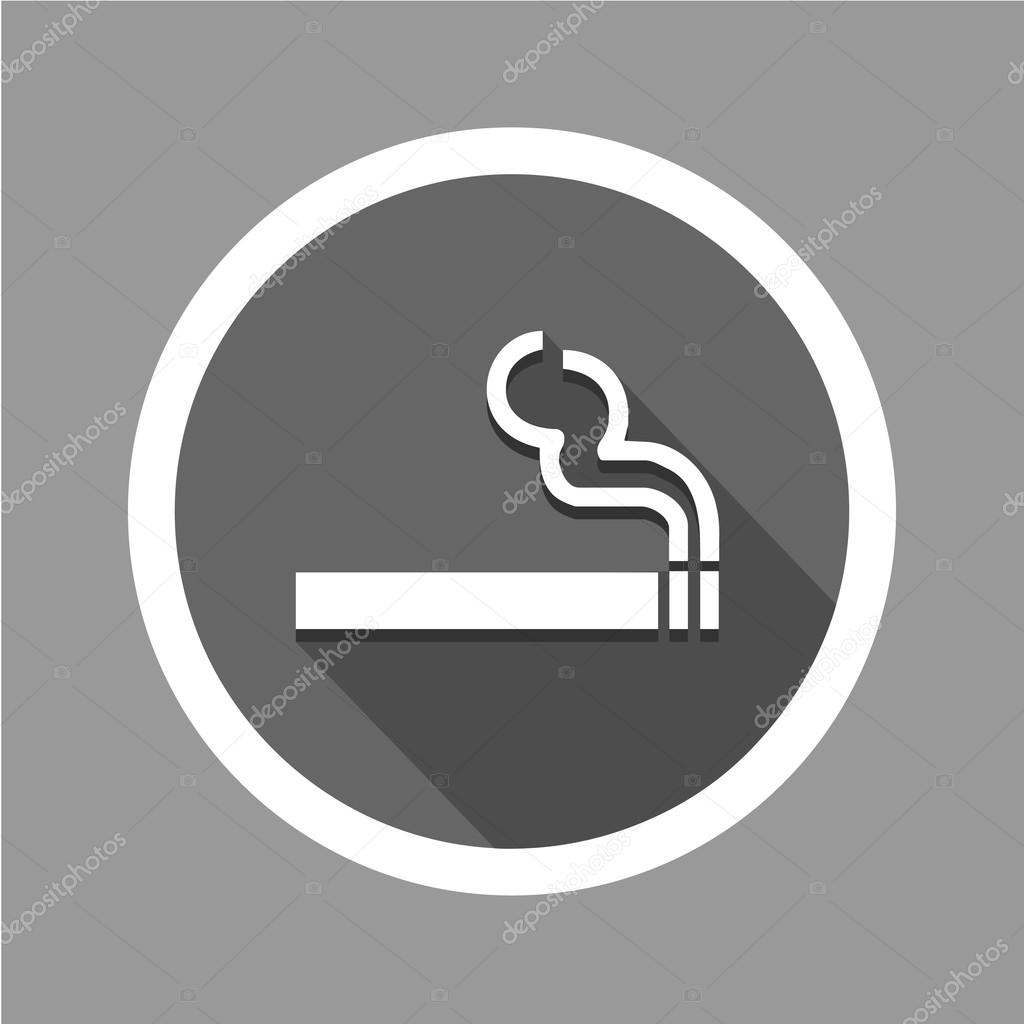 Smoke icon great for any use. Vector EPS10.