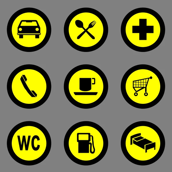 Gas station pictogram geweldig voor elk gebruik. Vector Eps10. — Stockvector