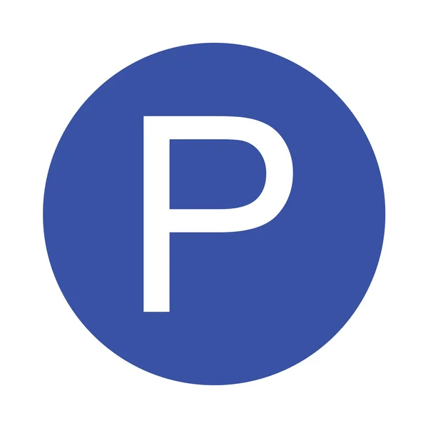 Parkplatz-Symbol ideal für jeden Einsatz. Vektor eps10. — Stockvektor