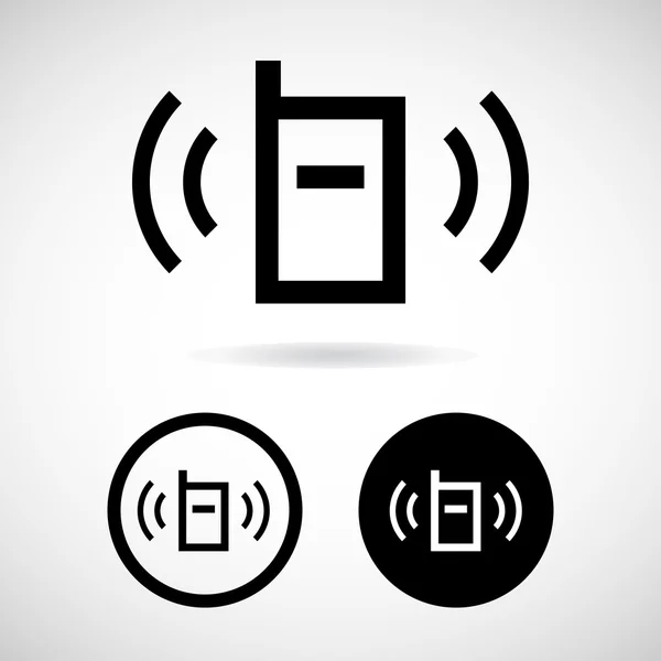 Smart phone icon great for any use. Vector EPS10. — Stock Vector