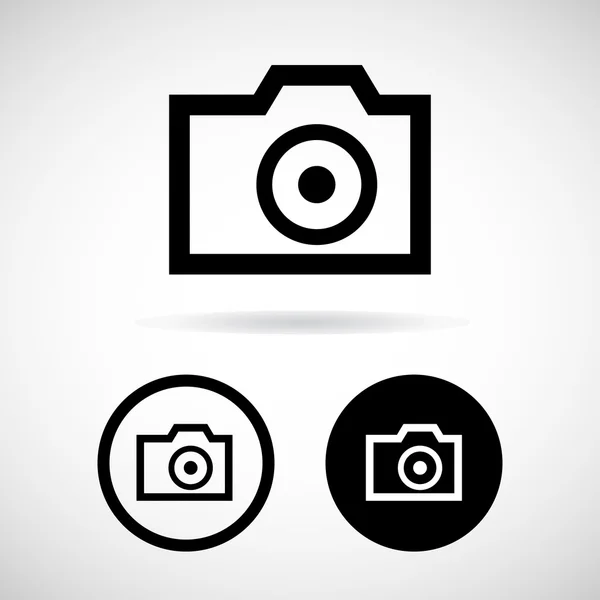 Camerasymbool geweldig voor elk gebruik. Vector Eps10. — Stockvector