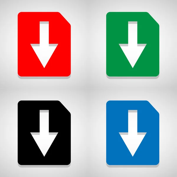 Los iconos de archivo son ideales para cualquier uso. Vector EPS10 . — Vector de stock