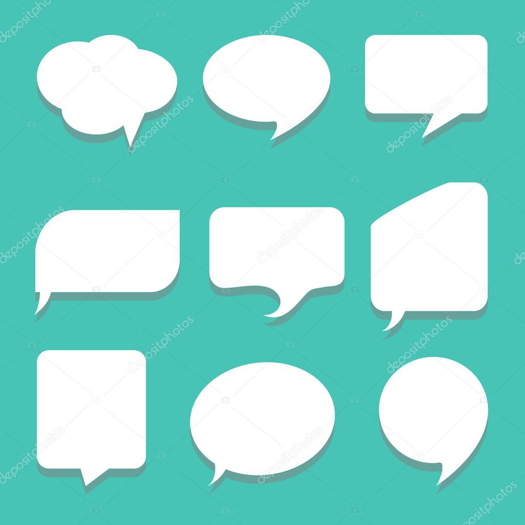 Message icons set great for any use. Vector EPS10.