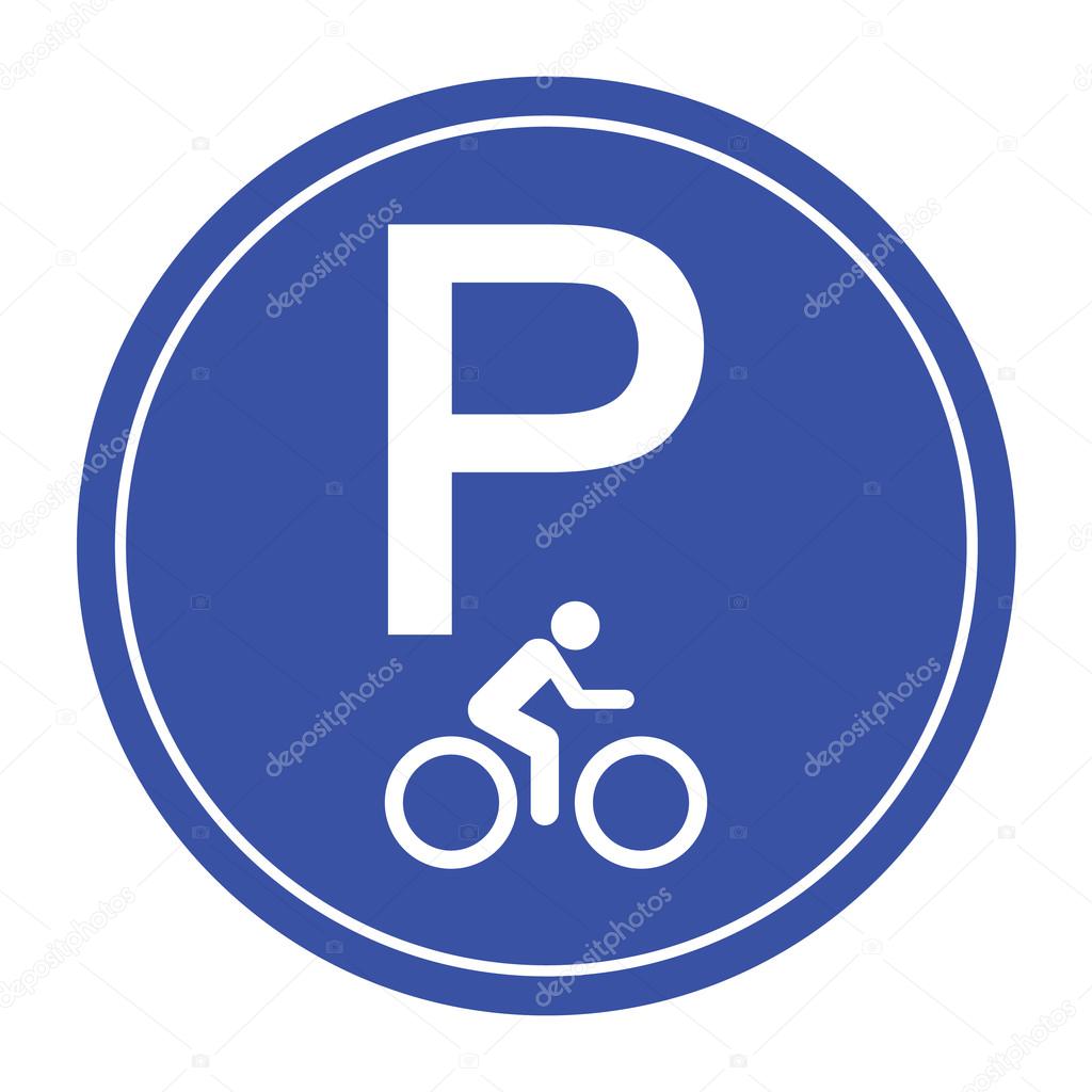 Bike parking out icon great for any use. Vector EPS10.